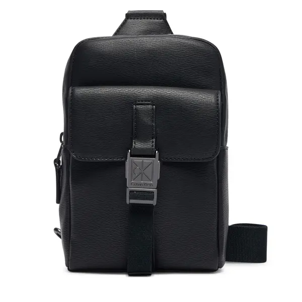 Calvin Klein Crossover torbica Calvin Klein Emblem Hw Sling LV04D3507G Crna