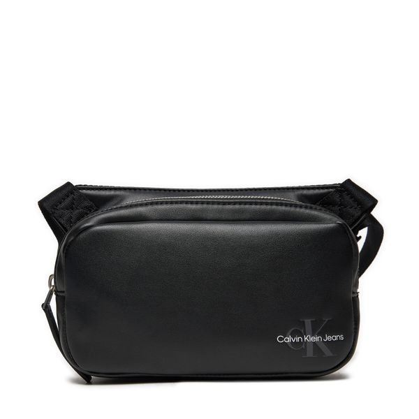 Calvin Klein Jeans Crossover torbica Calvin Klein Jeans Monogram Soft Phone K50K512175 Crna