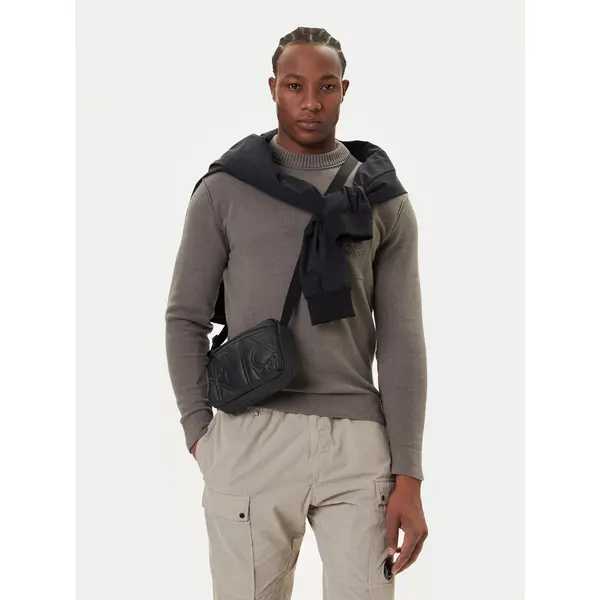 Calvin Klein Crossover torbica Calvin Klein Puffer Camera Bag LV04D3192G Crna