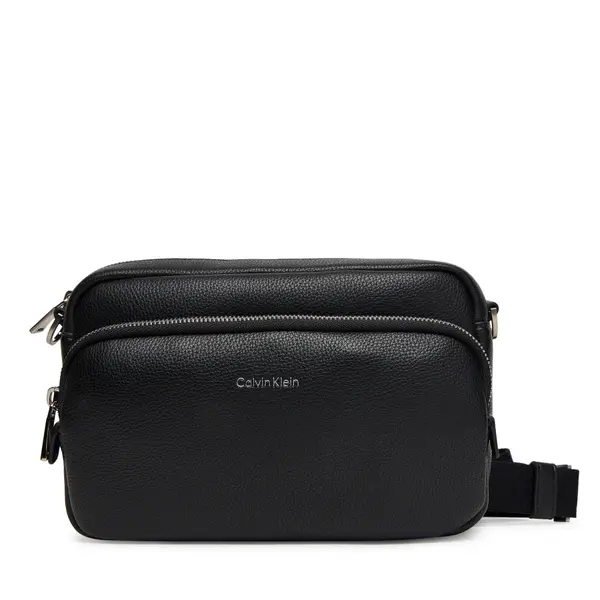Calvin Klein Crossover torbica Calvin Klein Raised Camera Bag LV04D3159G Crna