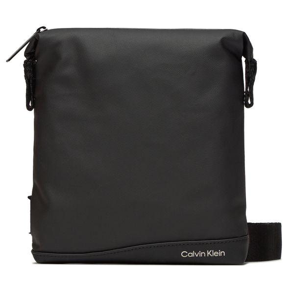 Calvin Klein Crossover torbica Calvin Klein Rubberized Conv Flatpack K50K511254 Ck Black BEH