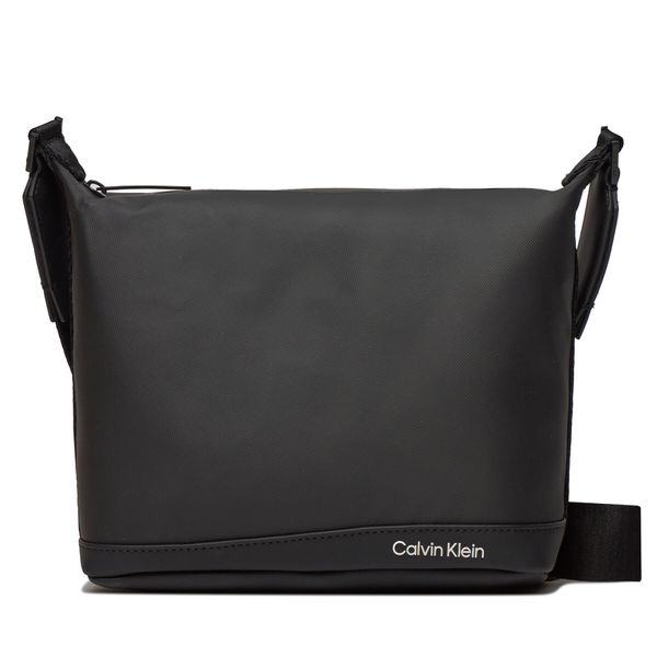 Calvin Klein Crossover torbica Calvin Klein Rubberized Wide Base Xover K50K511251 Ck Black BEH