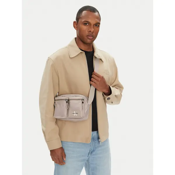 Calvin Klein Crossover torbica Calvin Klein Tech Utility Camera Bag LV04G3178G Écru