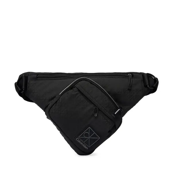 Calvin Klein Crossover torbica Calvin Klein Utility Emblem Aop Crossbody LV04D3386G Crna