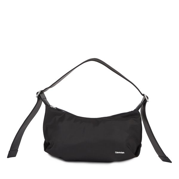 Calvin Klein Crossover torbica Calvin Klein Wide Strap Nylon Shoulder Bag Sm K60K611056 Ck Black BAX