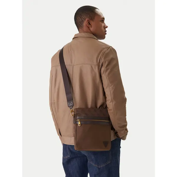 Guess Crossover torbica Guess HMBENP P6123 Smeđa