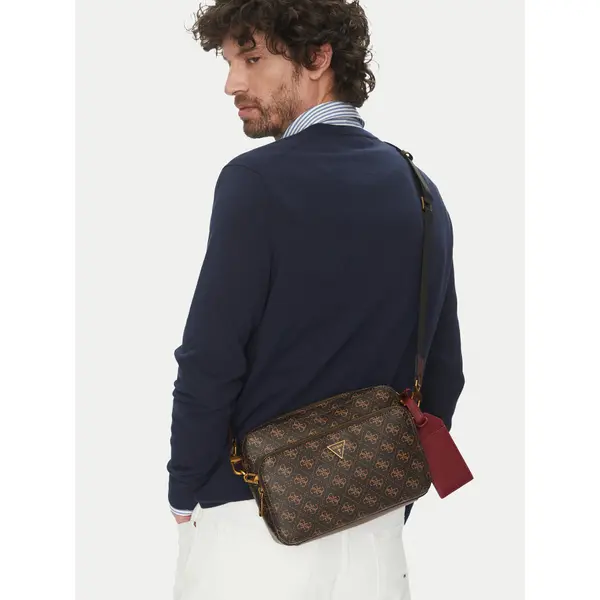 Guess Crossover torbica Guess HMMILO P5222 Smeđa
