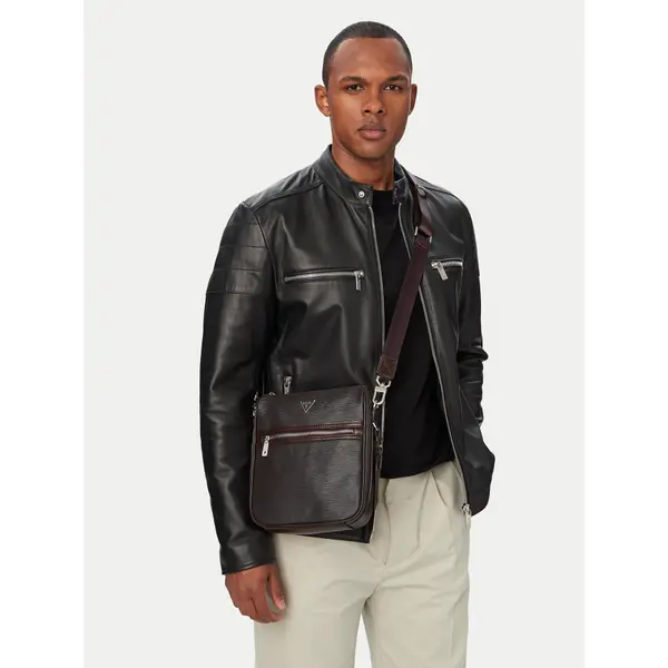 Guess Crossover torbica Guess HMMIPW P6217 Tamno smeđa
