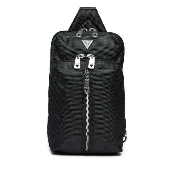Guess Crossover torbica Guess Lugano HMLUHN P5117 Crna