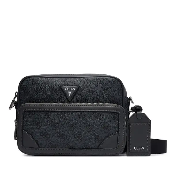 Guess Crossover torbica Guess Milano HMMIL LP6222 Tamno siva