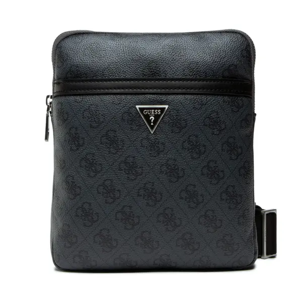 Guess Crossover torbica Guess Vezzola Smart Crossbody Flat HMEVZL P2223 Crna