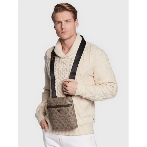 Guess Crossover torbica Guess Vezzola Smart HMEVZL P2223 Bež