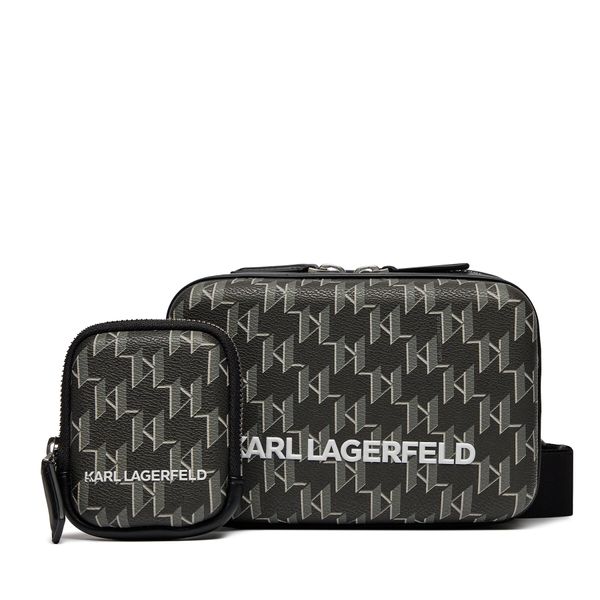 KARL LAGERFELD Crossover torbica KARL LAGERFELD 240M3070 Black