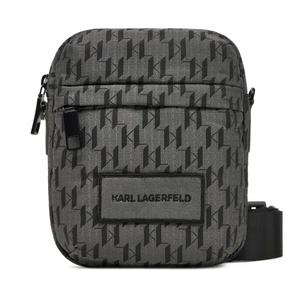 Karl Lagerfeld Crossover torbica KARL LAGERFELD A1M30412 Siva