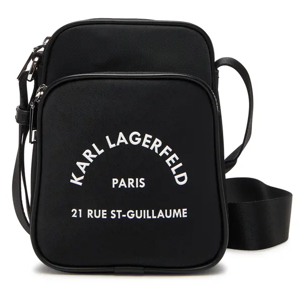 Karl Lagerfeld Crossover torbica KARL LAGERFELD A2M30230 Crna