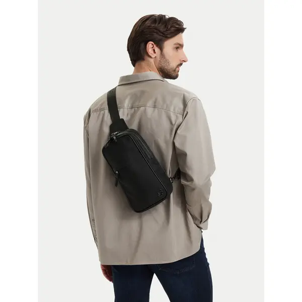 Karl Lagerfeld Crossover torbica KARL LAGERFELD A4M30268 Crna
