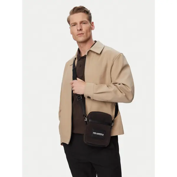 Karl Lagerfeld Crossover torbica KARL LAGERFELD B2M30199 Tamno smeđa