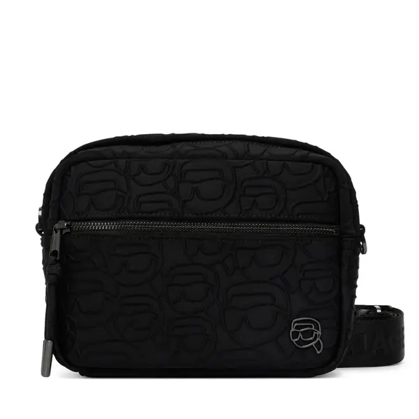 Karl Lagerfeld Crossover torbica KARL LAGERFELD B3M30254 Crna