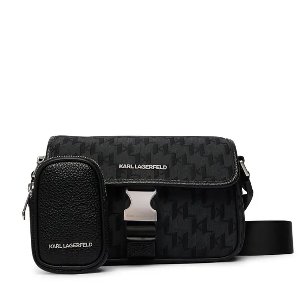 Karl Lagerfeld Crossover torbica KARL LAGERFELD B3M30294 Crna