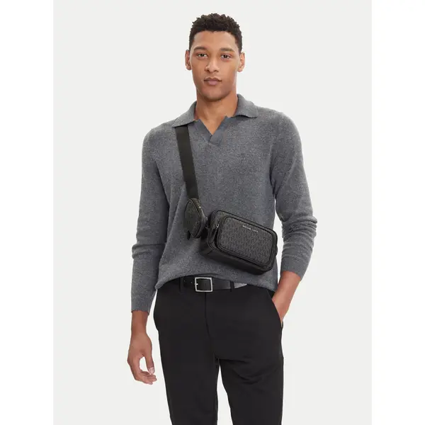 MICHAEL Michael Kors Crossover torbica MICHAEL Michael Kors Hudson 33U2LHDC2B Crna