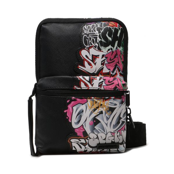 SPRAYGROUND Crossover torbica SPRAYGROUND Half Graff Sling Bag 910B4880NSZ Crna