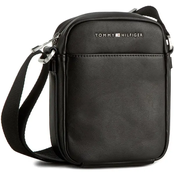 Tommy Hilfiger Crossover torbica Tommy Hilfiger Th City Mini Reporter AM0AM01941 Crna