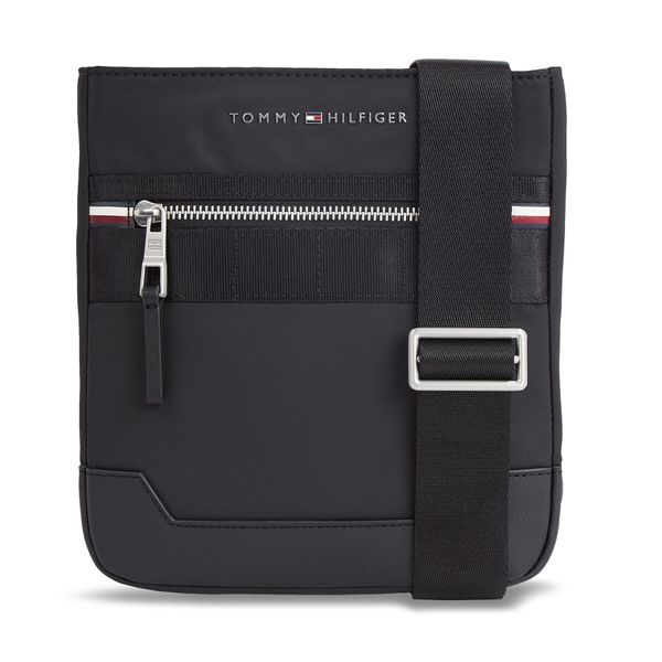 Tommy Hilfiger Crossover torbica Tommy Hilfiger Th Elevated Nylon Mini Crossover AM0AM11570 Black BDS