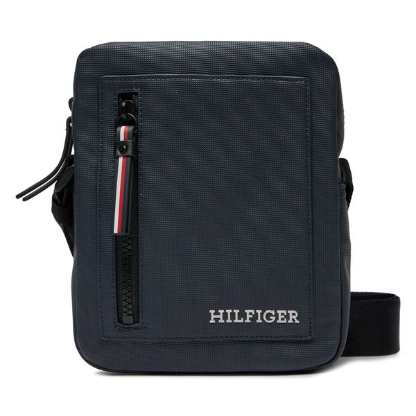 Tommy Hilfiger Crossover torbica Tommy Hilfiger Th Pique Mini Reporter AM0AM11794 Space Blue DW6