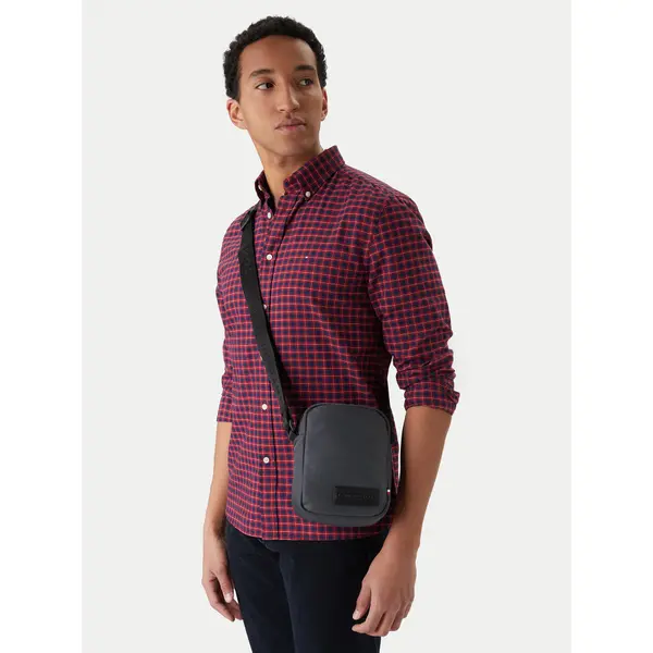 Tommy Hilfiger Crossover torbica Tommy Hilfiger Th Repreve Mini Reporter AM0AM14009 Siva