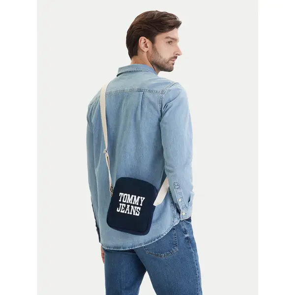 Tommy Jeans Crossover torbica Tommy Jeans Tjm Bold Varsity Reporter AM0AM14223 Tamnoplava