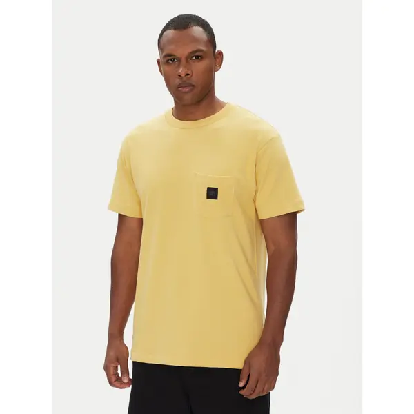 DC Shoes DC Shoes T-shirt ADYKT03246 Žuta Regular Fit