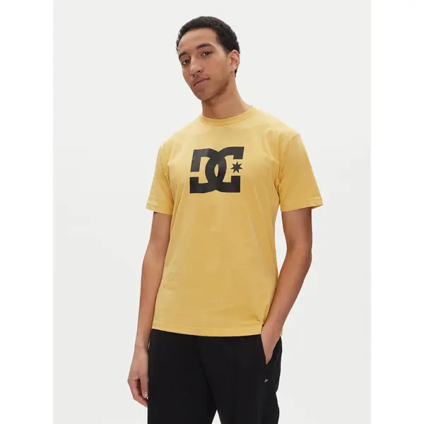 DC Shoes DC Shoes T-shirt ADYZT05373 Žuta Heritage Fit