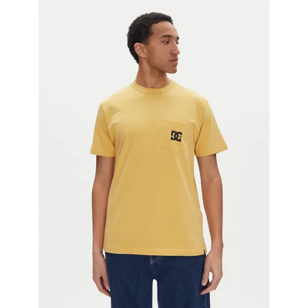DC Shoes DC Shoes T-shirt ADYZT05377 Žuta Heritage Fit