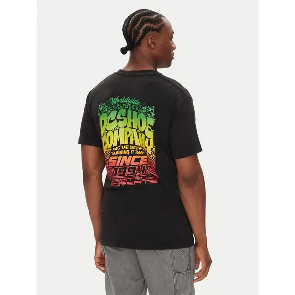 DC Shoes DC Shoes T-shirt ADYZT05450 Crna Heritage Fit
