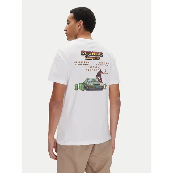 DC Shoes DC Shoes T-shirt ADYZT05457 Bijela Heritage Fit