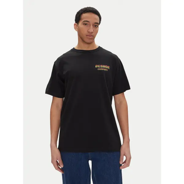 DC Shoes DC Shoes T-shirt ADYZT05457 Crna Heritage Fit