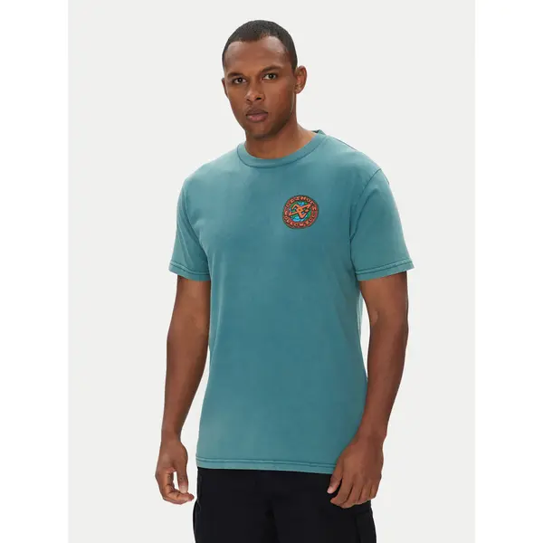 DC Shoes DC Shoes T-shirt ADYZT05458 Zelena Regular Fit