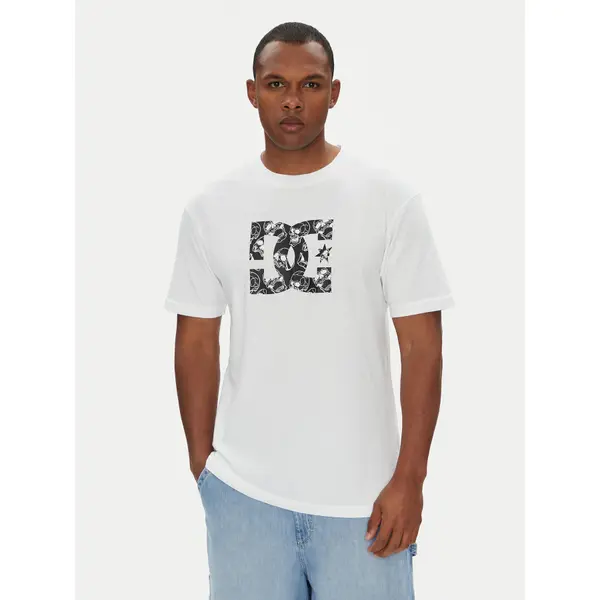 DC Shoes DC Shoes T-shirt ADYZT05461 Bijela Regular Fit