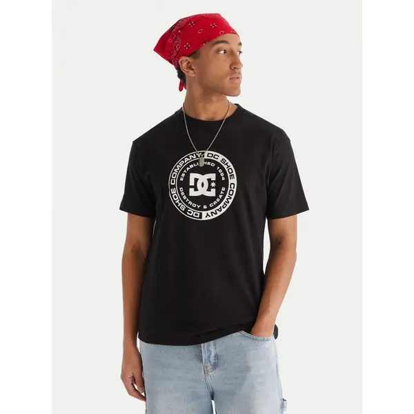 DC Shoes DC Shoes T-shirt Corpo ADYZT05396 Crna Regular Fit