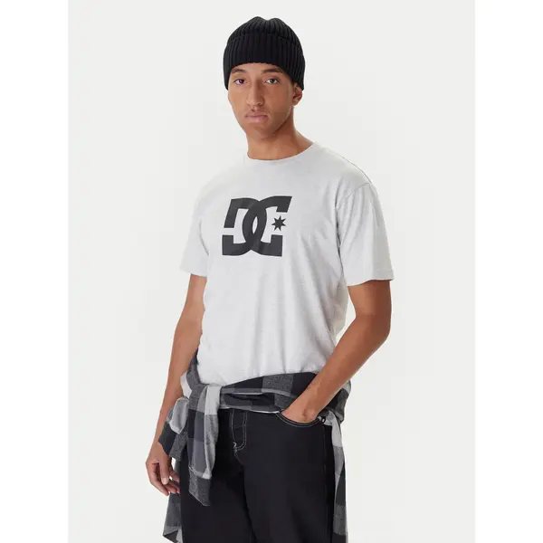 DC Shoes DC Shoes T-shirt Star ADYZT05373 Siva Regular Fit