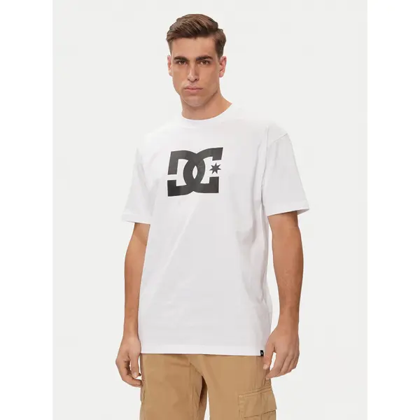 DC Shoes DC Shoes T-shirt Star Hss ADYZT05373 Bijela Relaxed Fit