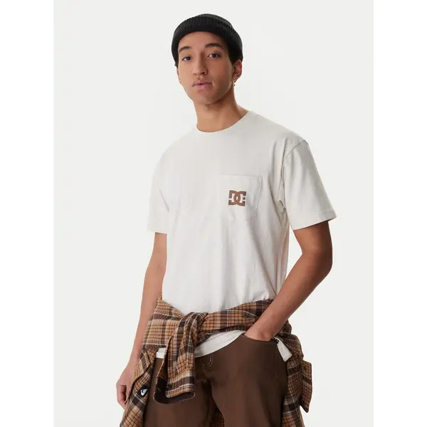 DC Shoes DC Shoes T-shirt Star Pocket ADYZT05377 Bež Regular Fit