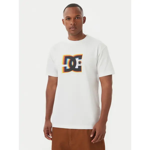 DC Shoes DC Shoes T-shirt Tracer Star Hss ADYZT05444 Bijela Heritage Fit