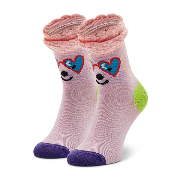 Happy Socks Dječje visoke čarape Happy Socks KPDL01-3300 Ružičasta