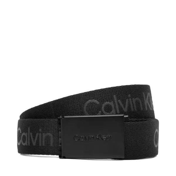 Calvin Klein Dječji remen Calvin Klein Calvin Logo Canvas Belt IU0IU00667 Crna