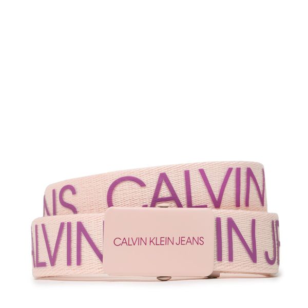 Calvin Klein Jeans Dječji remen Calvin Klein Jeans Canvas Logo Belt IU0IU00125 TCE