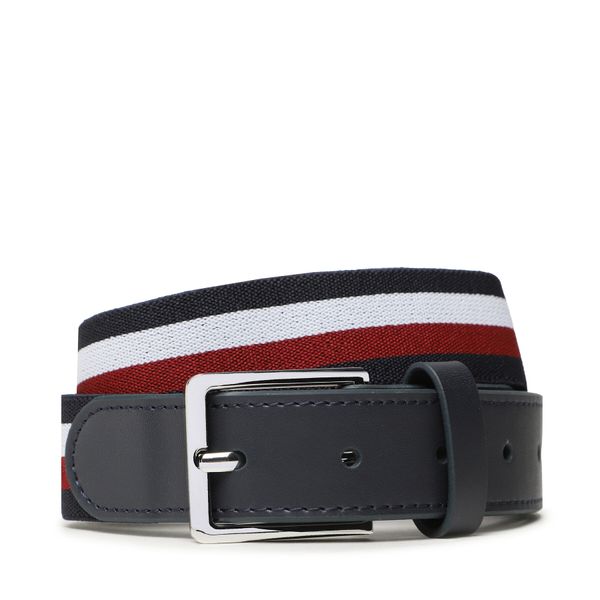 Tommy Hilfiger Dječji remen Tommy Hilfiger Elasticated Leather Belt AU0AU01742 DW6