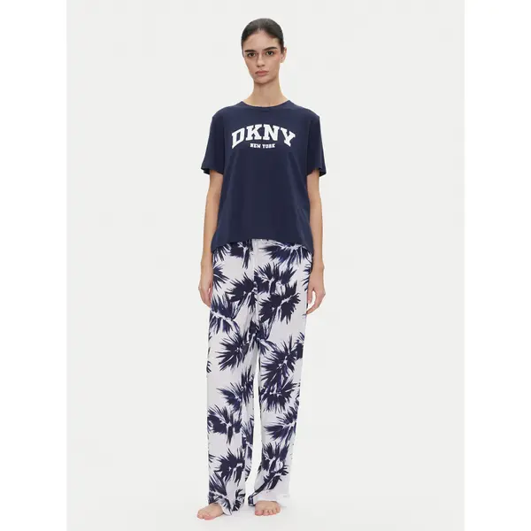 DKNY DKNY Pidžama YI70052 Tamnoplava Regular Fit
