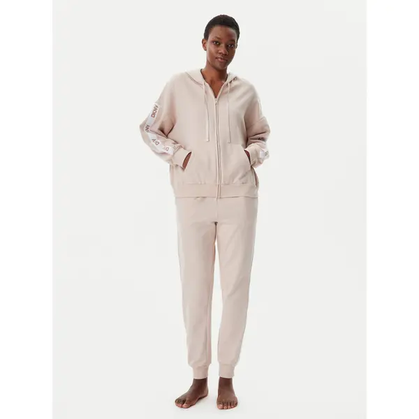 DKNY DKNY Pidžama YI90040 Bež Relaxed Fit