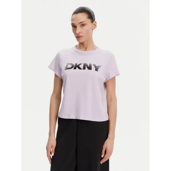 DKNY Sport DKNY Sport T-shirt DP4T1035 Ljubičasta Regular Fit